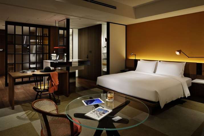 hotel room in hyatt centric ginza