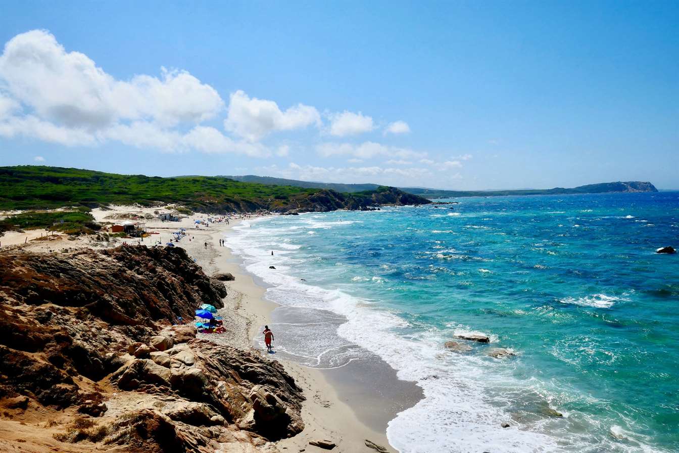 a beach in italy