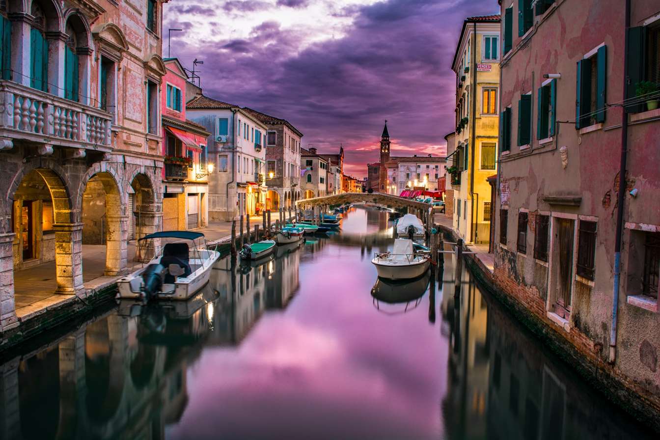a canal in venice