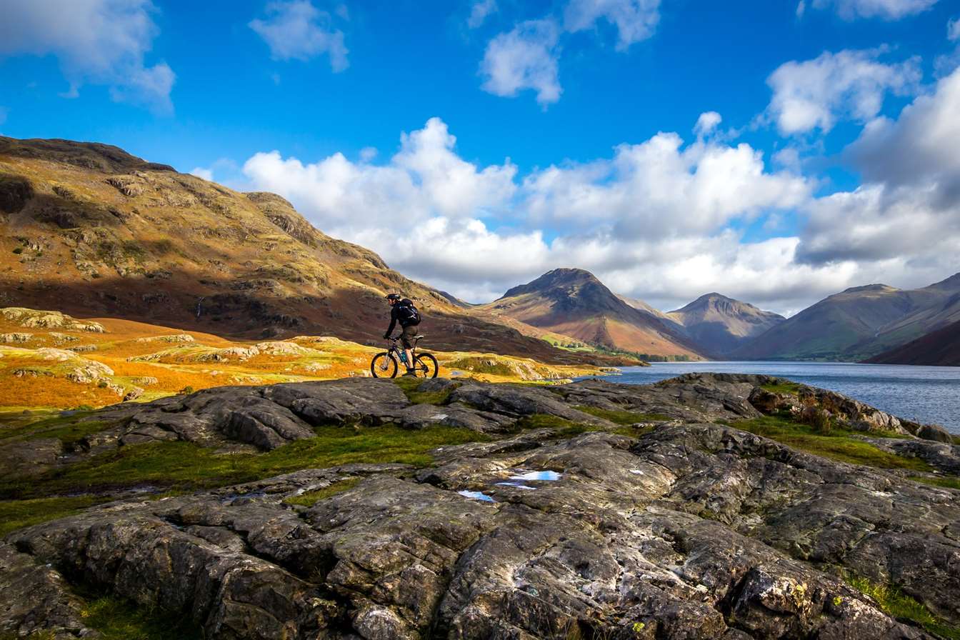 bike in a mountain