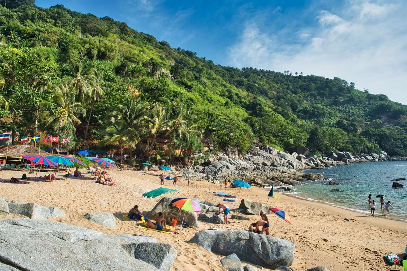 a beach in phuket