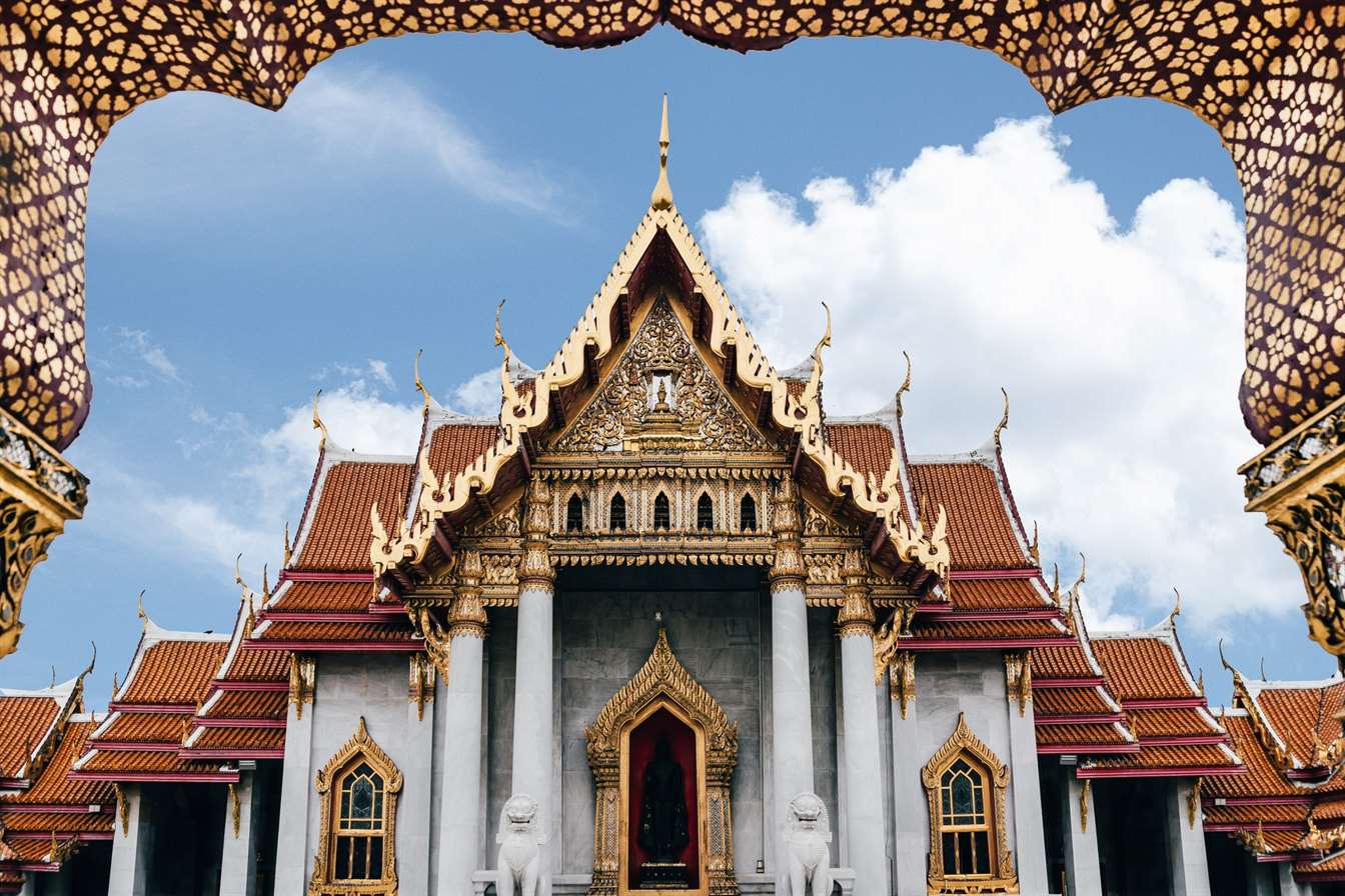 a temple in thailand